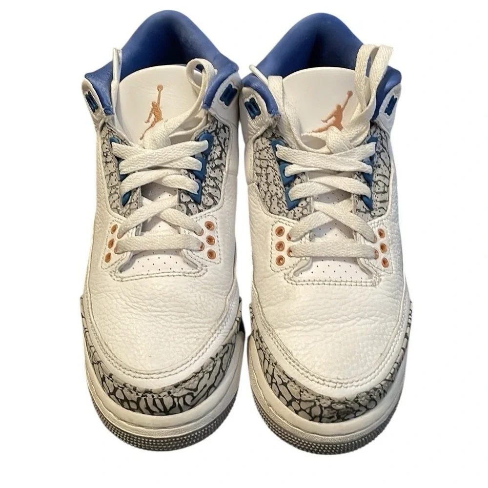 Nike Air Jordan Boy's Retro 3‎ (GS) White/Metallic Copper Size 5Y